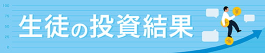 生徒の投資結果